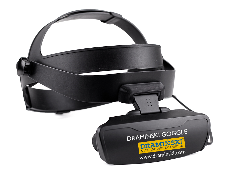 escáner de ultrasonido portátil con gafas, gafas luminosas, lentes, gafas cómoda ecografía de ultrasonido, Gogle LCD